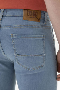 Мужские голубые джинсовые брюки - U.s. polo assn фото 7