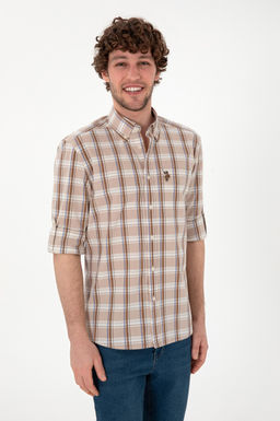 Erkek A__k Haki Uzun Kollu G_mlek Sepette S_rpriz _ndirim - U.s. polo assn фото 3