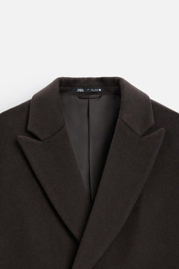 WOOL BLEND DOUBLE-BREASTED COAT - Zara фото 9