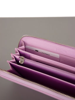 LACCOMA кошелек LA-1073-фиолетовый натуральная кожа фото 5