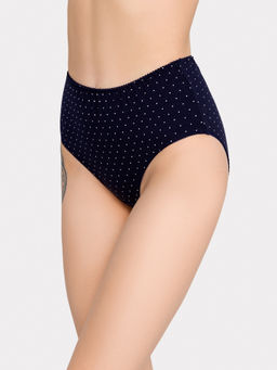 Цена за 2 штуки! Трусы женские макси мультипак (3 шт.) синие в горошек - Mark formelle фото 2