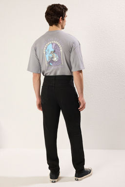 Siyah Smoke Essential Fit Jeans Kot Pantolon TMNAW23JE00104