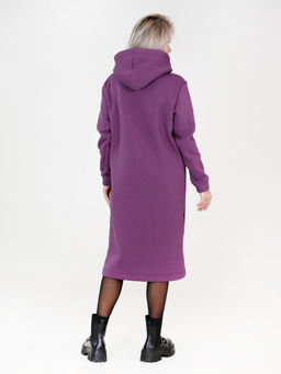 Платье женское П-162 (футер 3х нитка с начесом) Индиго - Elenatex фото 5