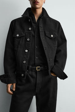 LIMITED EDITION CROPPED FIT DENIM JACKET - Zara фото 5