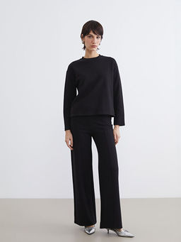 Bisiklet Yaka Kad?n Sweatshirt