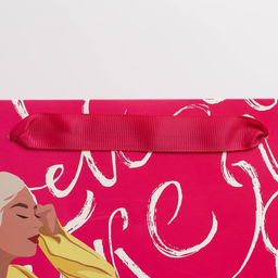 Цена за 2 шт. Пакет подарочный ламинированный, упаковка, «Улыбка», L 31 х 40 х 11.5 см