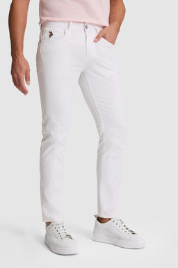 Erkek Beyaz Kanvas /Chino Pantolon