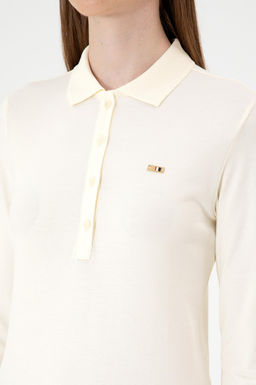 Kad_n BEYAZ Basic Sweatshirt Sepette S_rpriz _ndirim - U.s. polo assn фото 6