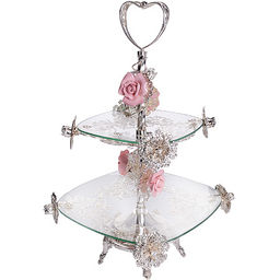 30823 Конфетница 2-х ярус 31,5х31,5х52см MB (х8) - Mayer&boch фото 2