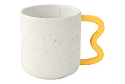 Набор кружек Creative, белый с оранжевым, жёлтым, зелёным, фиолетовым, 0,35 л, 4 шт