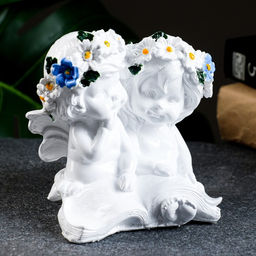 Фигурка гипс Два ангела с книгой, 12?12 см