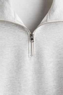 Sudadera con media cremallera Loose Fit - H&m фото 10
