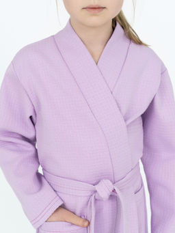 Халат детский вафельный желтый - Утенок фото 24