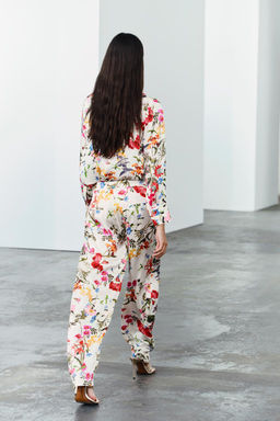 ZW COLLECTION PRINTED SHIRT WITH BUTTONS - Zara фото 8