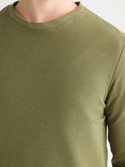 Bisiklet Yaka Uzun Kollu Erkek Ti??rt