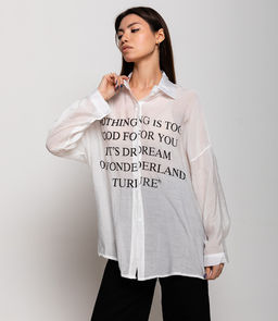 Рубашка #КТ73019, белый - Dommod фото 4