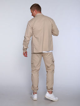 Брюки джоггеры Стоун_М260/бежевый - Ihomelux фото 12