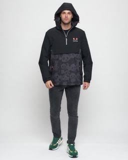 Куртка-анорак спортивная мужская цвета хаки 88629Kh - Wonderrman фото 6