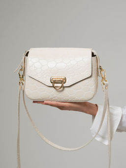 Сумка через плечо Azaro 3684 бежевый лен стоун