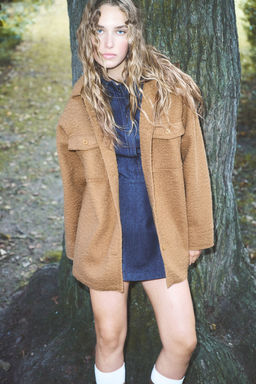 Sobrecamisa de fieltro con acabado cepillado - H&m фото 2