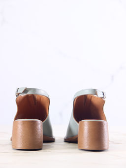 Босоножки 4013.23663bе.Авокадо лион+коричневый