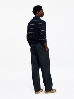 Pantalones de lino holgados - H&m фото 6