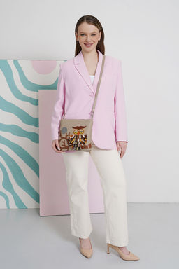 Сумка с аппликацией ДС-310-92 капучино - Protege фото 8