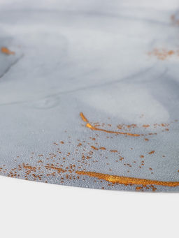 Цена за 12 шт. Салфетка сервировочная на стол Камень, d=38 см, цвет серый - Simaland фото 8