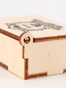 Цена за 3 шт. Коробка подарочная деревянная Мужик 8.5?6?3.5 см