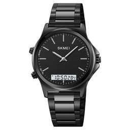 Часы наручные Skmei мужские электронные спортивные 2120black-black
