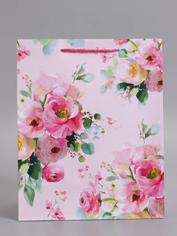 Пакет подарочный ламинированный «Комплимент», 26×12×32 см