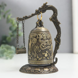 Колокол-гонг металл настольный Дракон 12х9х7 см - Simaland фото 2