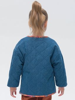 GZBM3319 двусторонняя куртка для девочек - Pelican фото 10