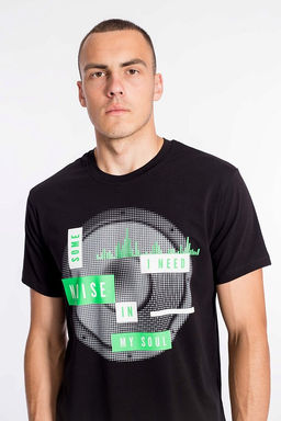 Футболка М12104Пб Черный - Елена фото 5