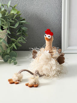 Фигурка Пушистая курочка, длинные ножки, 7?5?17 см