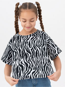 Футболка Зебра белый детская - София фото 5