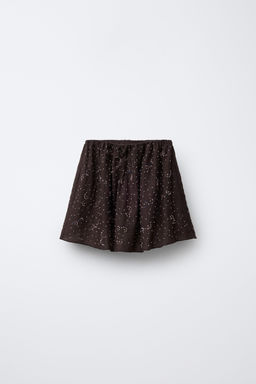 BEADED BERMUDA SKORT