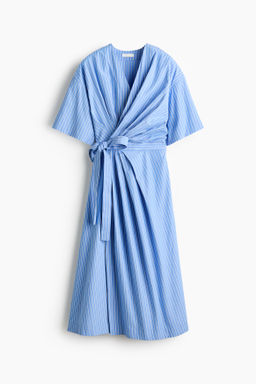 Vestido midi cruzado