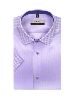 Сорочка мужская короткий рукав GREG 714/205/2091/Z/1