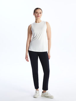 Kad?n Bisiklet Yaka D?z Atlet