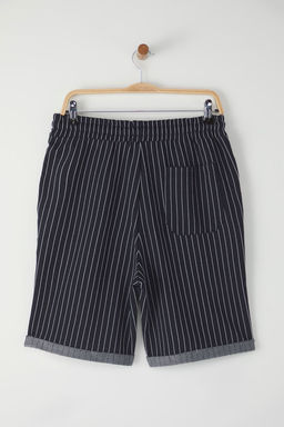 TRENDYOL MAN Siyah Regular Orta Boy/Normal Kesim Cizgili Sort TMNSS20SR0200 - Trendyolmilla фото 8