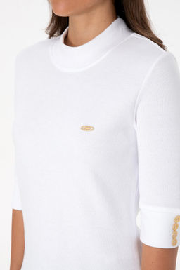 Kad_n Beyaz Sweatshirt Sepette S_rpriz _ndirim - U.s. polo assn фото 7