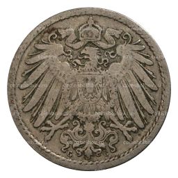 5 пфеннигов 1900 года G Германия