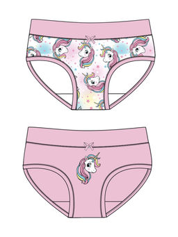 Трусы PlayToday Underwear для девочки набор 2 шт хлопок с эластаном розовый фото 2