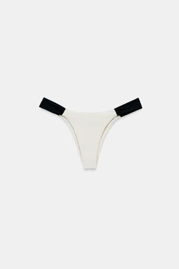 BRAGUITA BIKINI CONTRASTE FRUNCE / Crudo - Zara фото 8