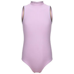 Купальник гимнастический Grace Dance, без рукавов, р. 28, цвет лиловый  фото 8