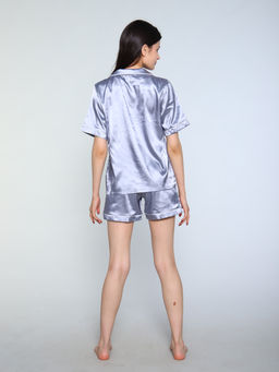 РАСПРОДАЖА Пижама Лолита_О154/серебристый - Ihomelux фото 3