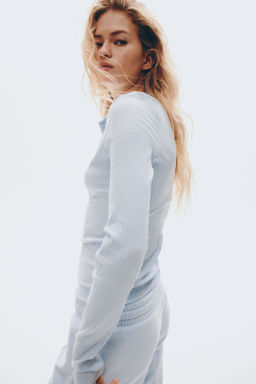 Camiseta de canal? con cuello panadero - H&m фото 6