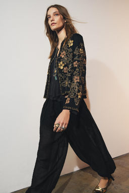 FLORAL EMBROIDERY JACKET ZW COLLECTION - Zara фото 3