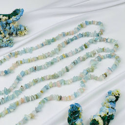 Бусины для украшений из Берилла микс крошка 80 см